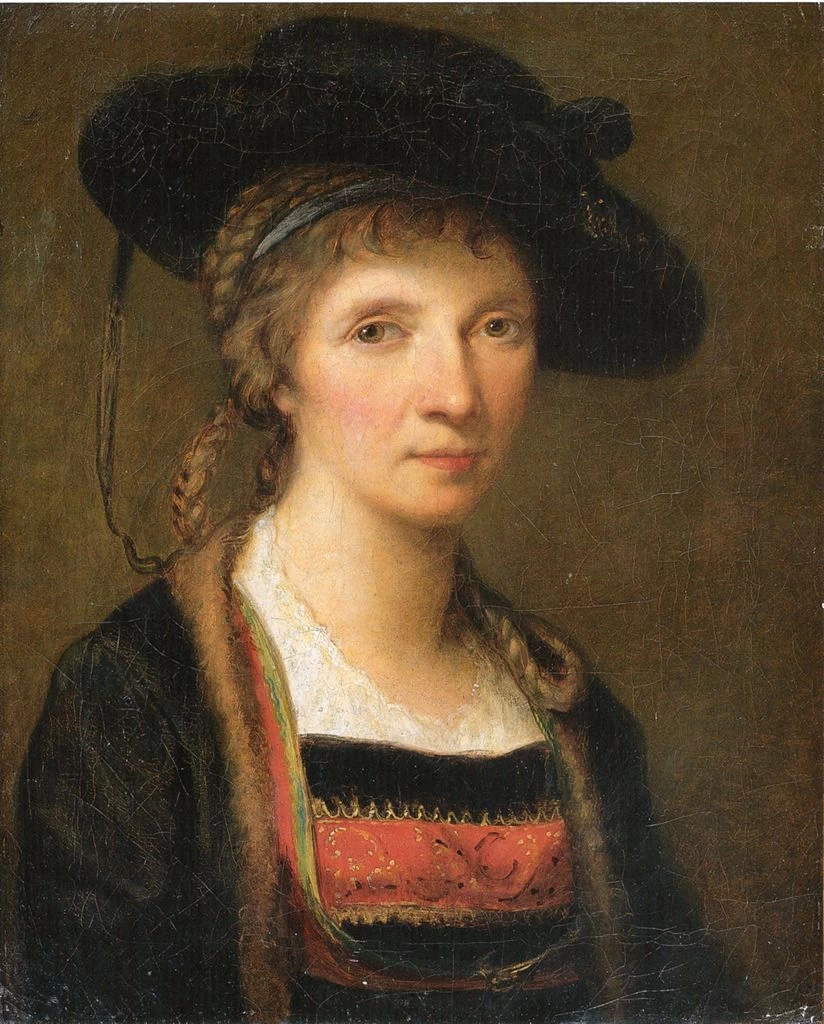Angelika Kauffmann - Autoritratto in abito tirolese, Tiroler Landesmuseum Ferdinandeum
